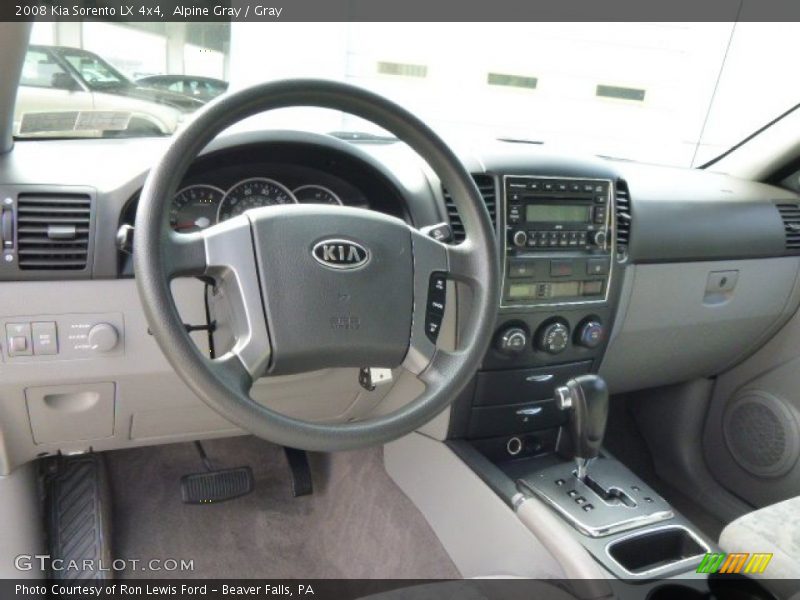 Alpine Gray / Gray 2008 Kia Sorento LX 4x4