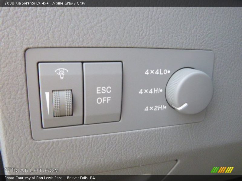 Alpine Gray / Gray 2008 Kia Sorento LX 4x4