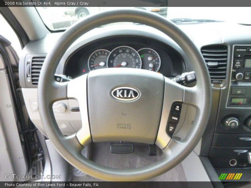 Alpine Gray / Gray 2008 Kia Sorento LX 4x4
