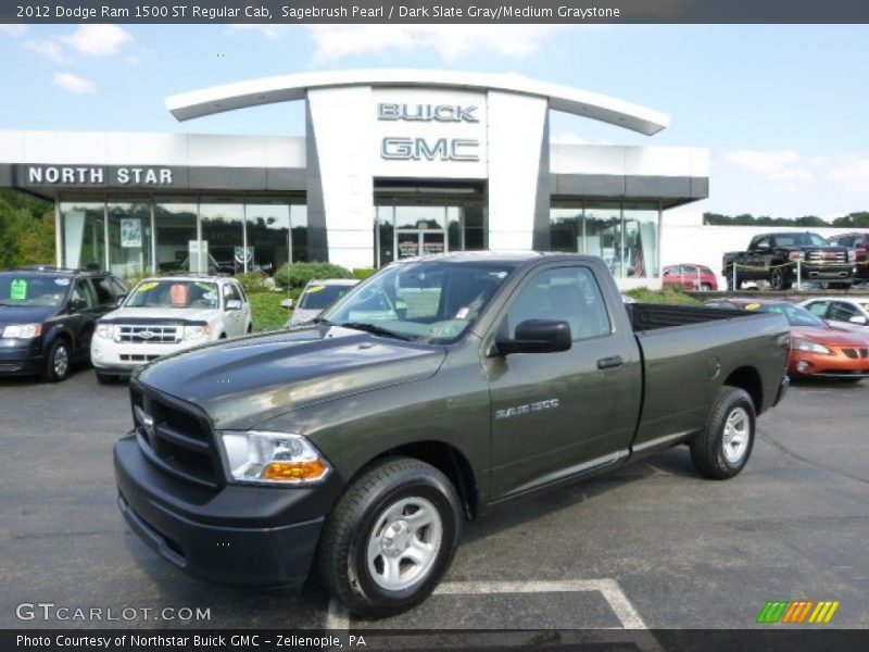 Sagebrush Pearl / Dark Slate Gray/Medium Graystone 2012 Dodge Ram 1500 ST Regular Cab