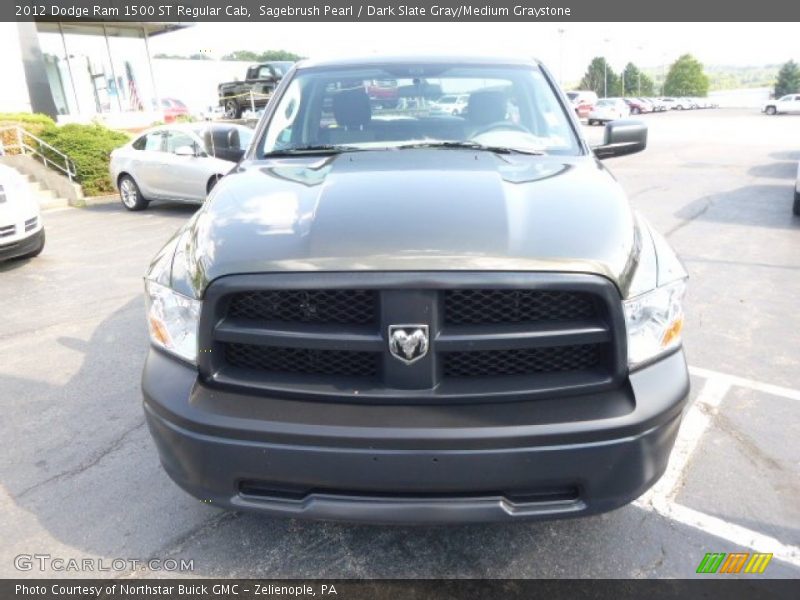 Sagebrush Pearl / Dark Slate Gray/Medium Graystone 2012 Dodge Ram 1500 ST Regular Cab