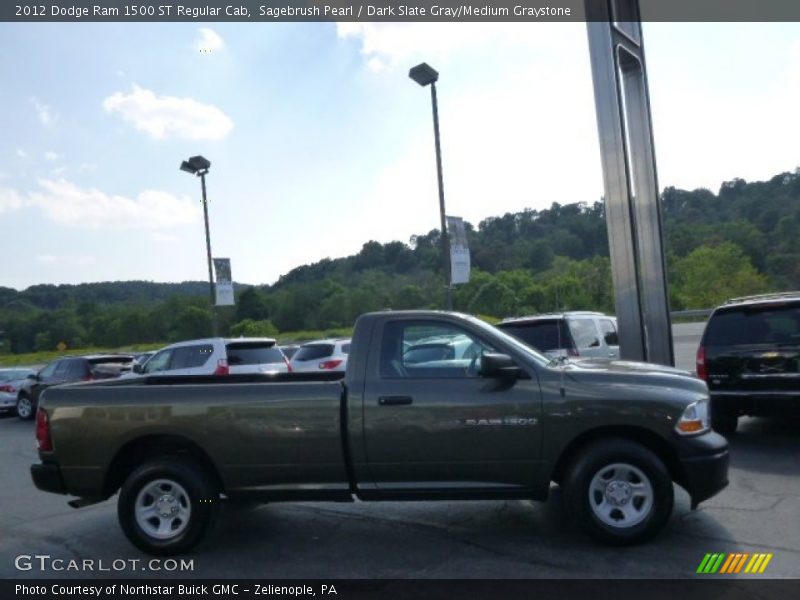 Sagebrush Pearl / Dark Slate Gray/Medium Graystone 2012 Dodge Ram 1500 ST Regular Cab