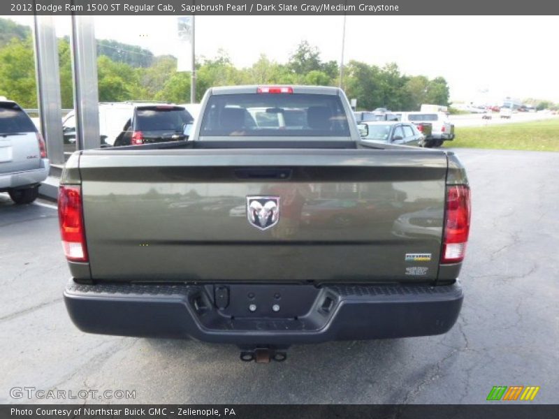 Sagebrush Pearl / Dark Slate Gray/Medium Graystone 2012 Dodge Ram 1500 ST Regular Cab