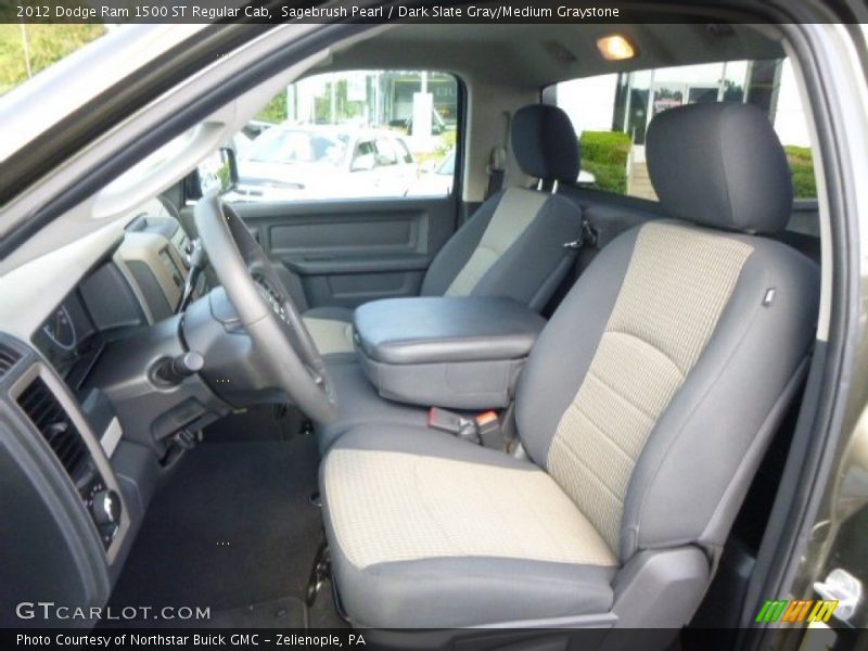 Sagebrush Pearl / Dark Slate Gray/Medium Graystone 2012 Dodge Ram 1500 ST Regular Cab