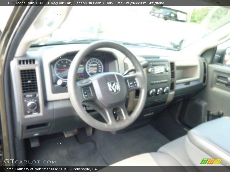 Sagebrush Pearl / Dark Slate Gray/Medium Graystone 2012 Dodge Ram 1500 ST Regular Cab