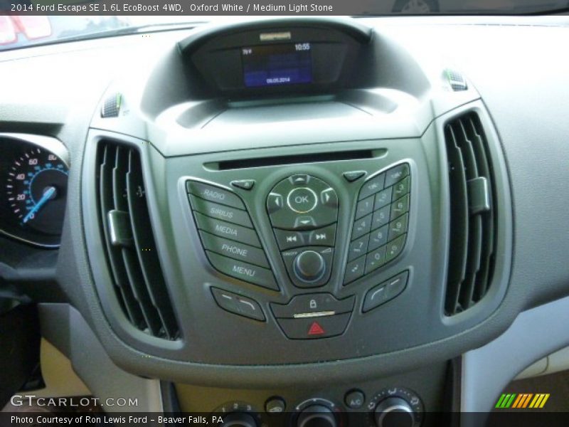Oxford White / Medium Light Stone 2014 Ford Escape SE 1.6L EcoBoost 4WD