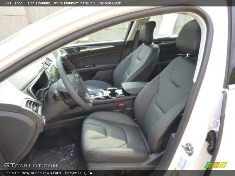 Front Seat of 2015 Fusion Titanium
