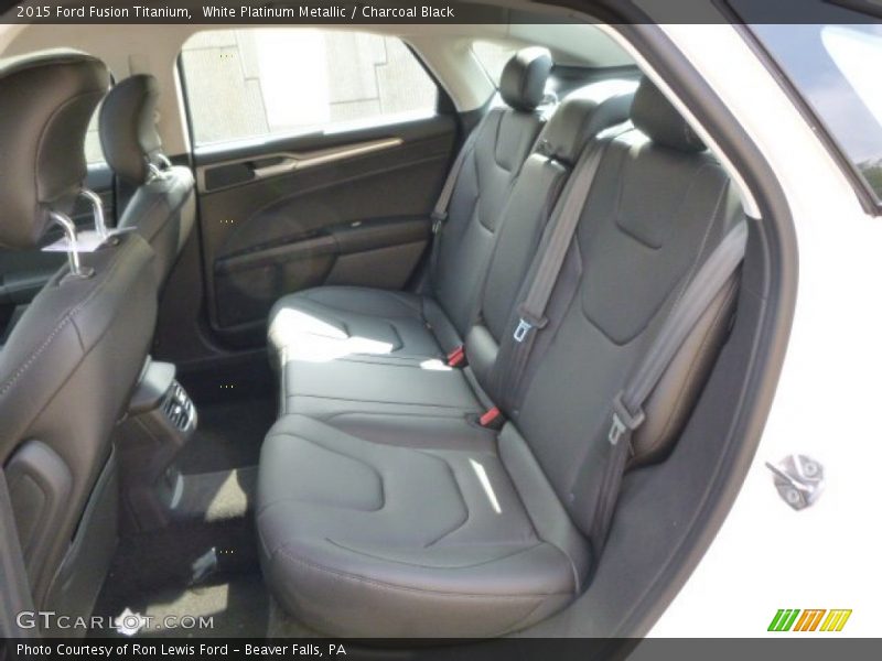 Rear Seat of 2015 Fusion Titanium