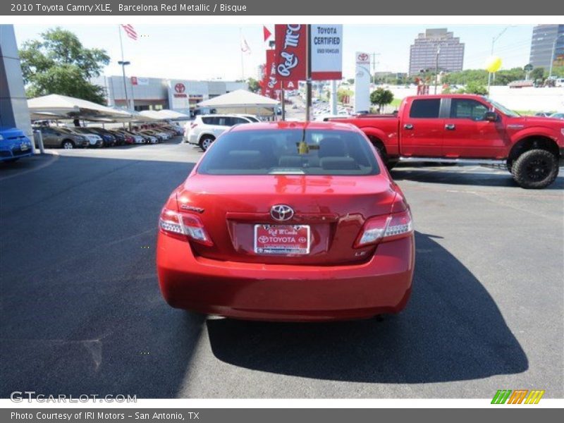 Barcelona Red Metallic / Bisque 2010 Toyota Camry XLE