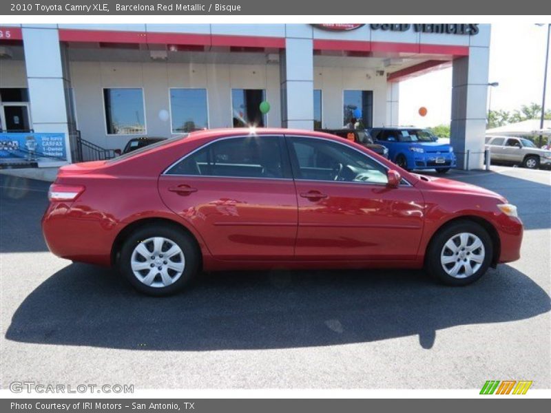 Barcelona Red Metallic / Bisque 2010 Toyota Camry XLE