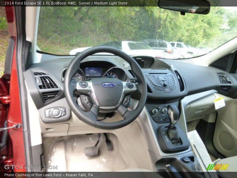 Sunset / Medium Light Stone 2014 Ford Escape SE 1.6L EcoBoost 4WD