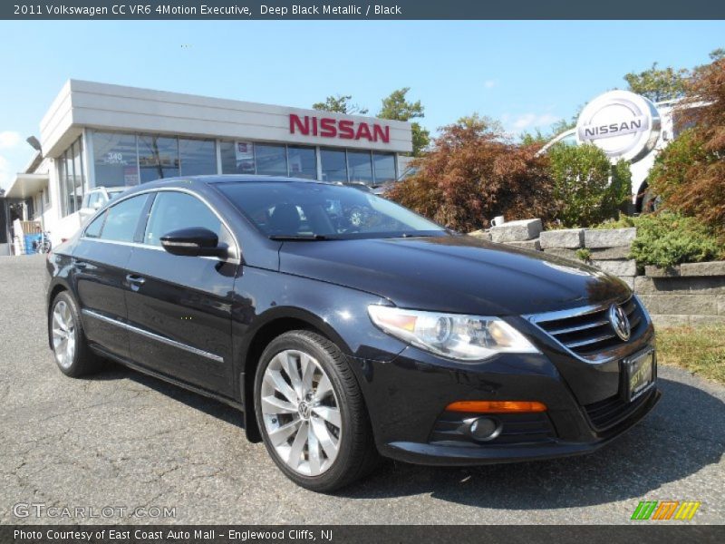 Deep Black Metallic / Black 2011 Volkswagen CC VR6 4Motion Executive