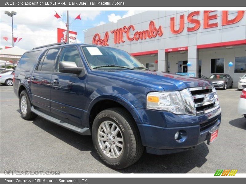 Dark Blue Pearl Metallic / Stone 2011 Ford Expedition EL XLT 4x4