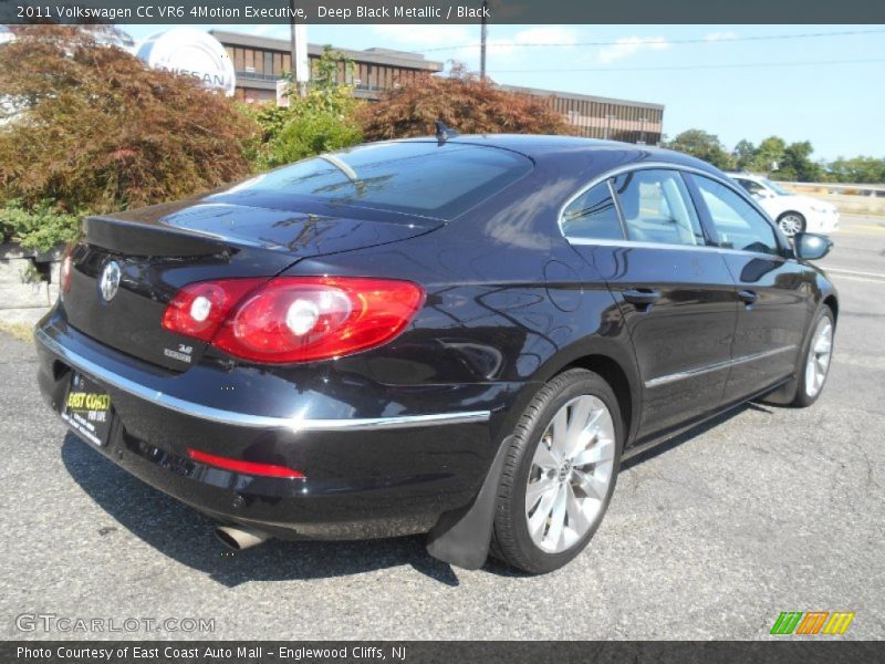 Deep Black Metallic / Black 2011 Volkswagen CC VR6 4Motion Executive