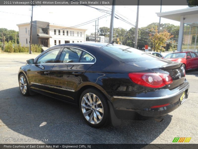Deep Black Metallic / Black 2011 Volkswagen CC VR6 4Motion Executive