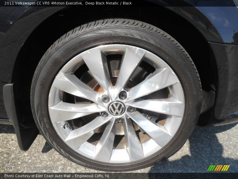 Deep Black Metallic / Black 2011 Volkswagen CC VR6 4Motion Executive