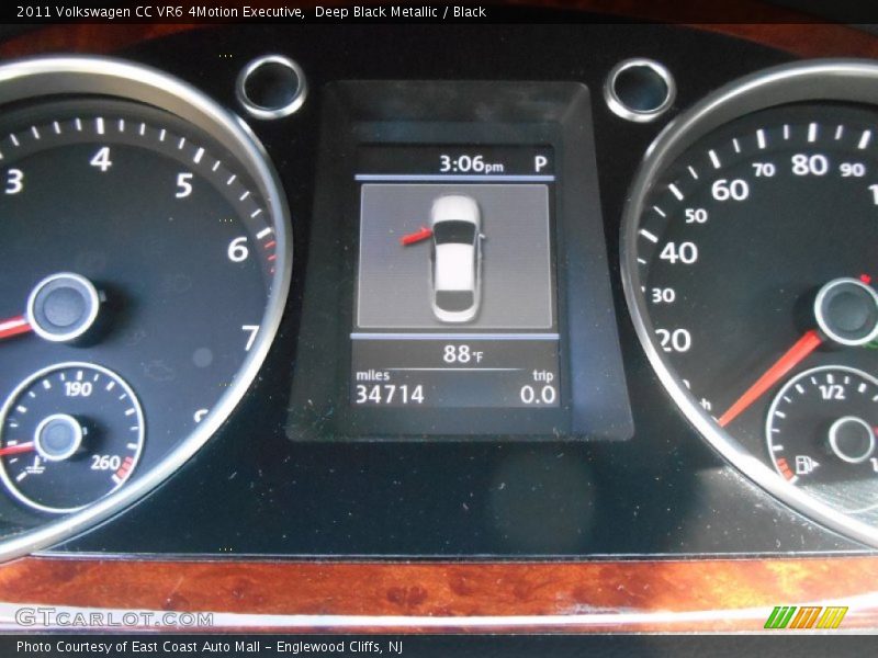 Deep Black Metallic / Black 2011 Volkswagen CC VR6 4Motion Executive