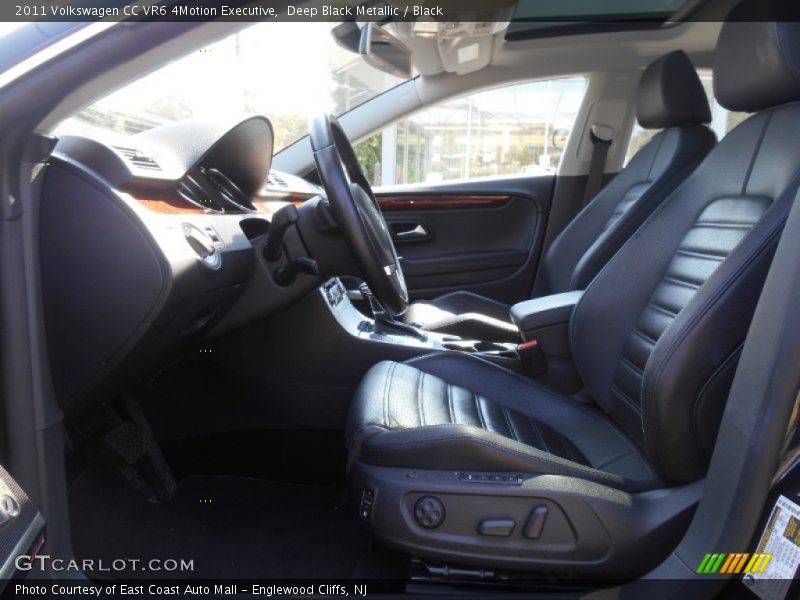 Deep Black Metallic / Black 2011 Volkswagen CC VR6 4Motion Executive