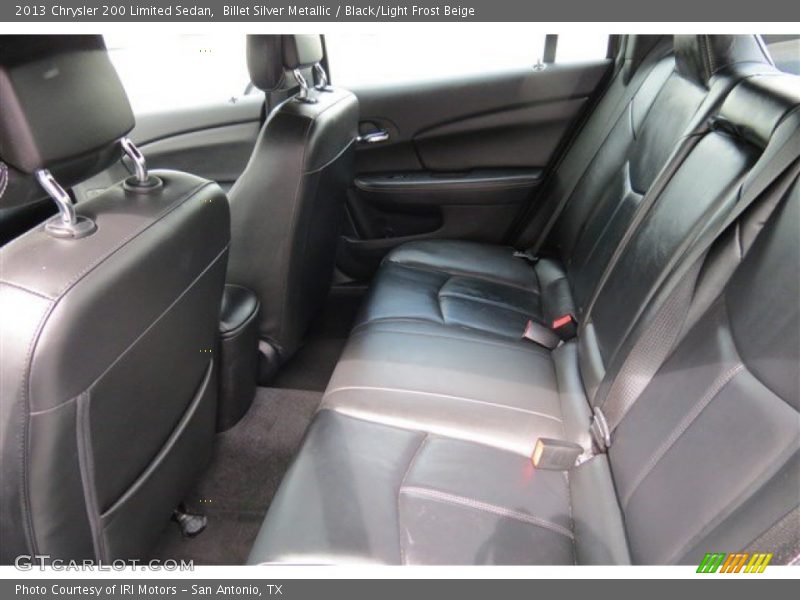 Billet Silver Metallic / Black/Light Frost Beige 2013 Chrysler 200 Limited Sedan