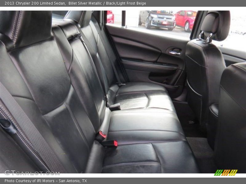 Billet Silver Metallic / Black/Light Frost Beige 2013 Chrysler 200 Limited Sedan
