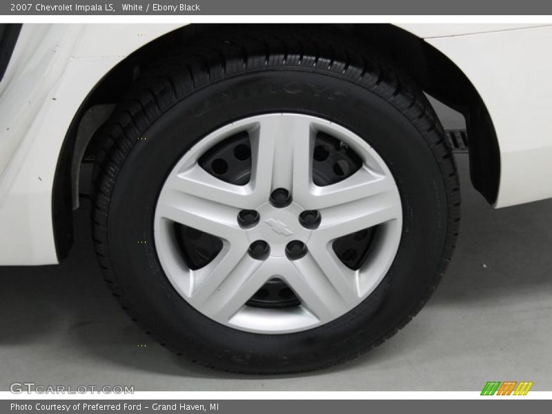 White / Ebony Black 2007 Chevrolet Impala LS