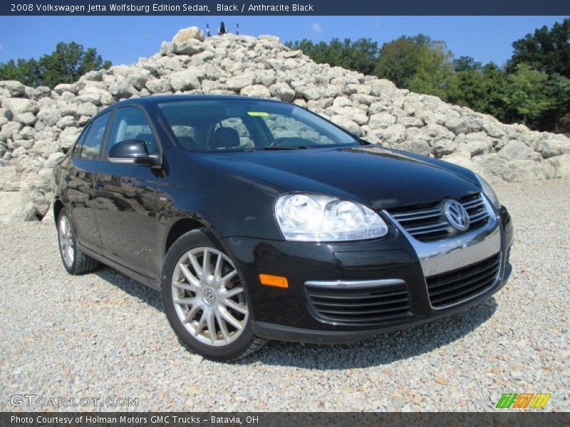 Black / Anthracite Black 2008 Volkswagen Jetta Wolfsburg Edition Sedan