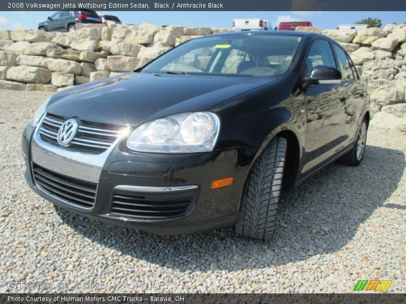 Black / Anthracite Black 2008 Volkswagen Jetta Wolfsburg Edition Sedan