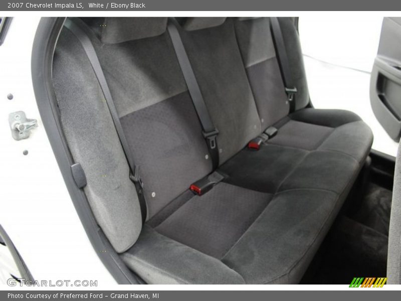 White / Ebony Black 2007 Chevrolet Impala LS