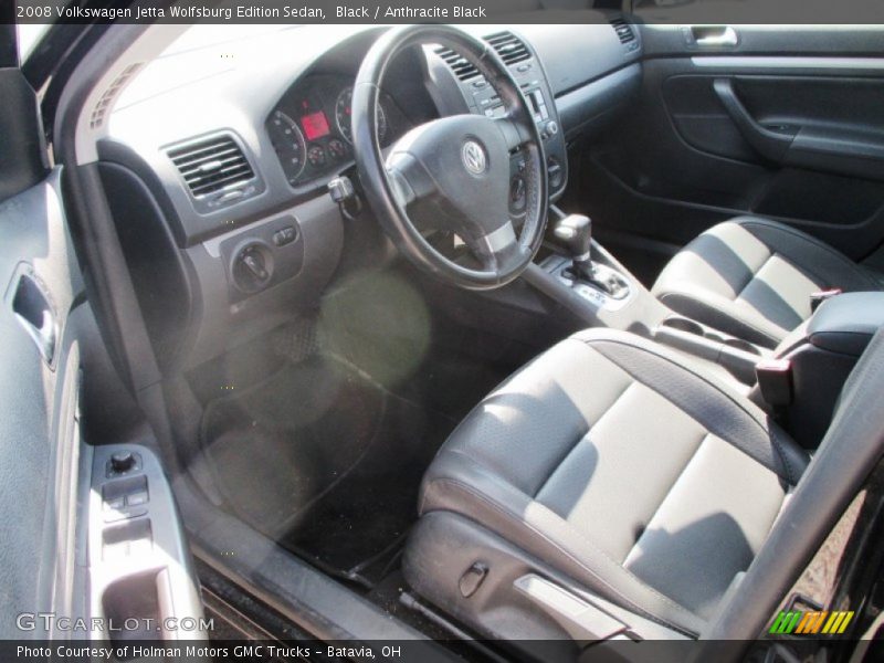 Black / Anthracite Black 2008 Volkswagen Jetta Wolfsburg Edition Sedan