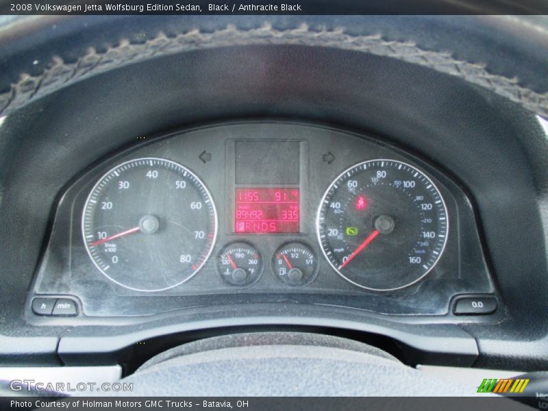 Black / Anthracite Black 2008 Volkswagen Jetta Wolfsburg Edition Sedan