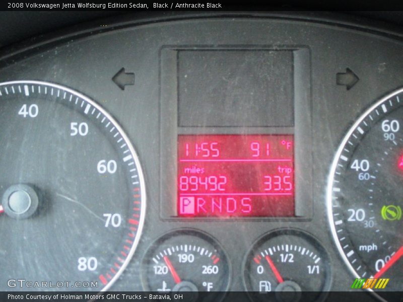 Black / Anthracite Black 2008 Volkswagen Jetta Wolfsburg Edition Sedan
