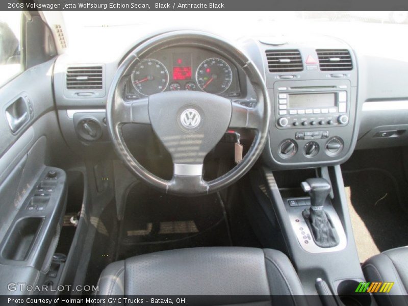 Black / Anthracite Black 2008 Volkswagen Jetta Wolfsburg Edition Sedan