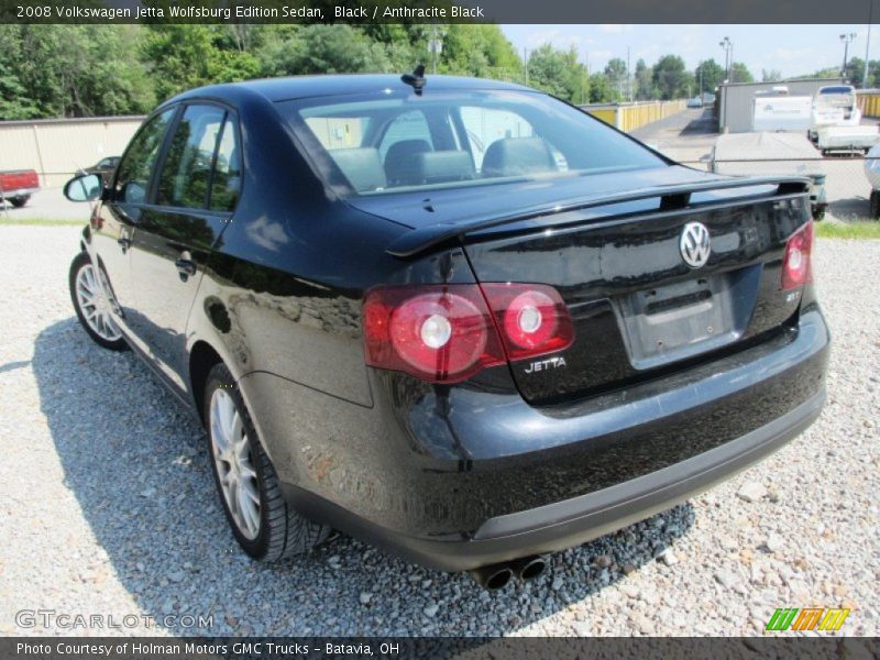 Black / Anthracite Black 2008 Volkswagen Jetta Wolfsburg Edition Sedan