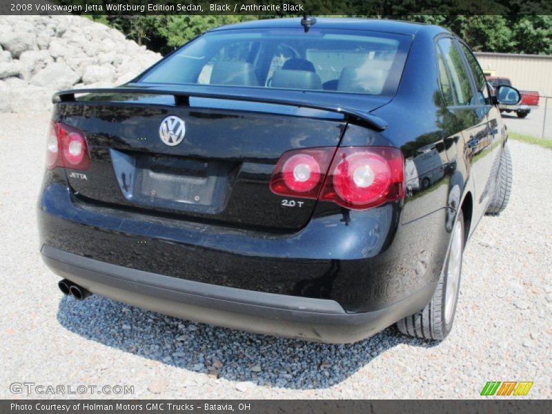 Black / Anthracite Black 2008 Volkswagen Jetta Wolfsburg Edition Sedan