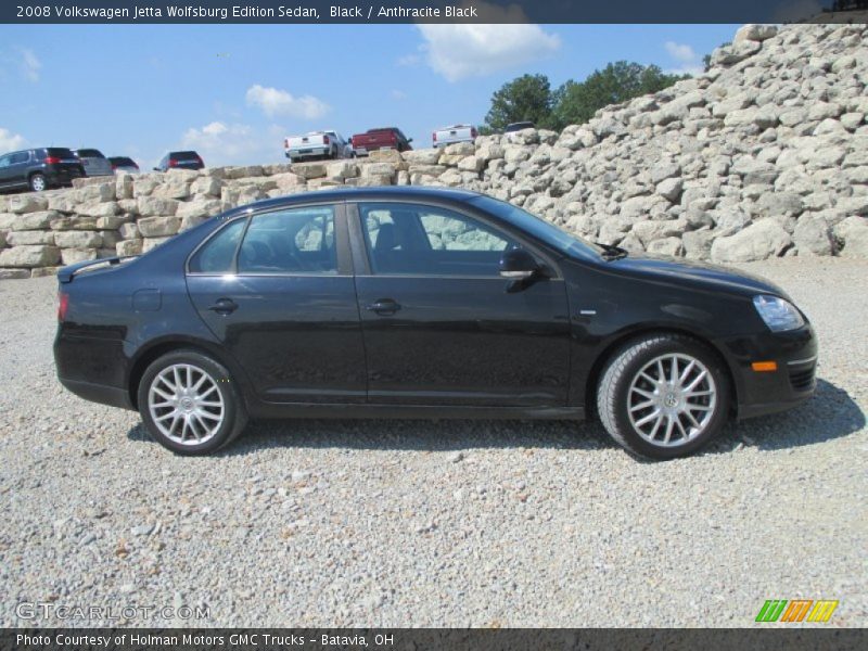 Black / Anthracite Black 2008 Volkswagen Jetta Wolfsburg Edition Sedan