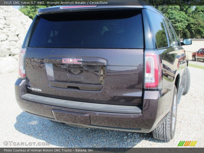 Midnight Amethyst Metallic / Cocoa/Dune 2015 GMC Yukon SLT 4WD