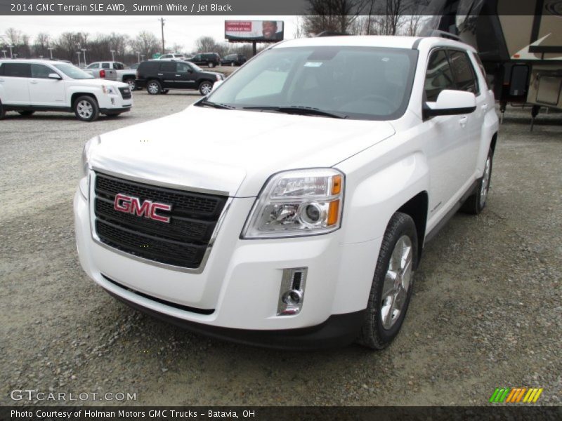 Summit White / Jet Black 2014 GMC Terrain SLE AWD