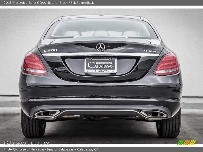 Black / Silk Beige/Black 2015 Mercedes-Benz C 300 4Matic
