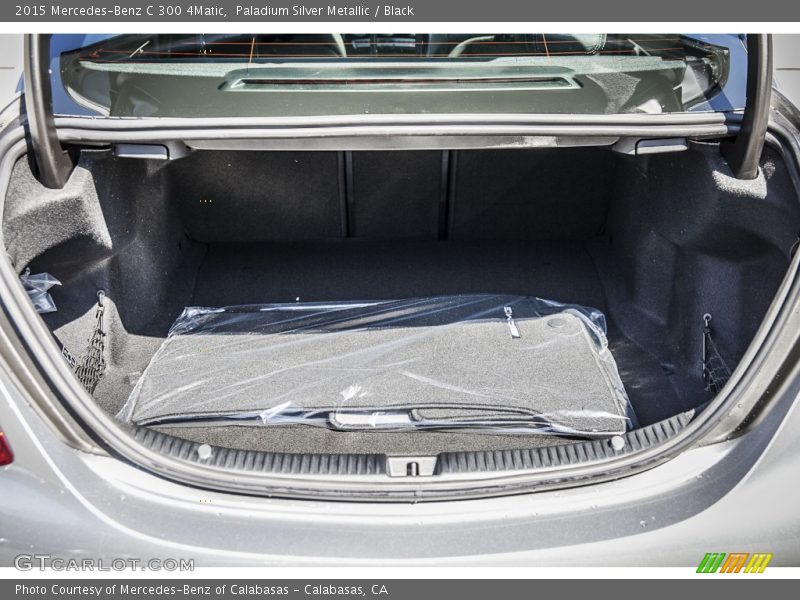 Paladium Silver Metallic / Black 2015 Mercedes-Benz C 300 4Matic