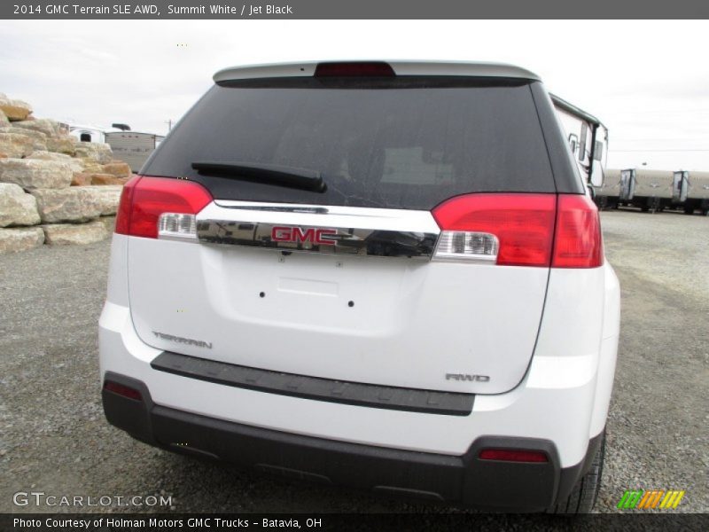 Summit White / Jet Black 2014 GMC Terrain SLE AWD