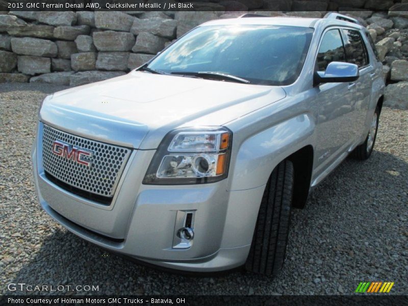 Quicksilver Metallic / Jet Black 2015 GMC Terrain Denali AWD