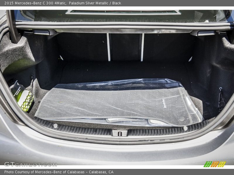 Paladium Silver Metallic / Black 2015 Mercedes-Benz C 300 4Matic