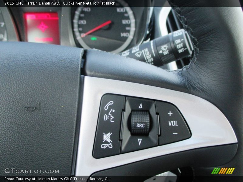 Quicksilver Metallic / Jet Black 2015 GMC Terrain Denali AWD