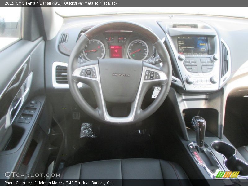 Quicksilver Metallic / Jet Black 2015 GMC Terrain Denali AWD