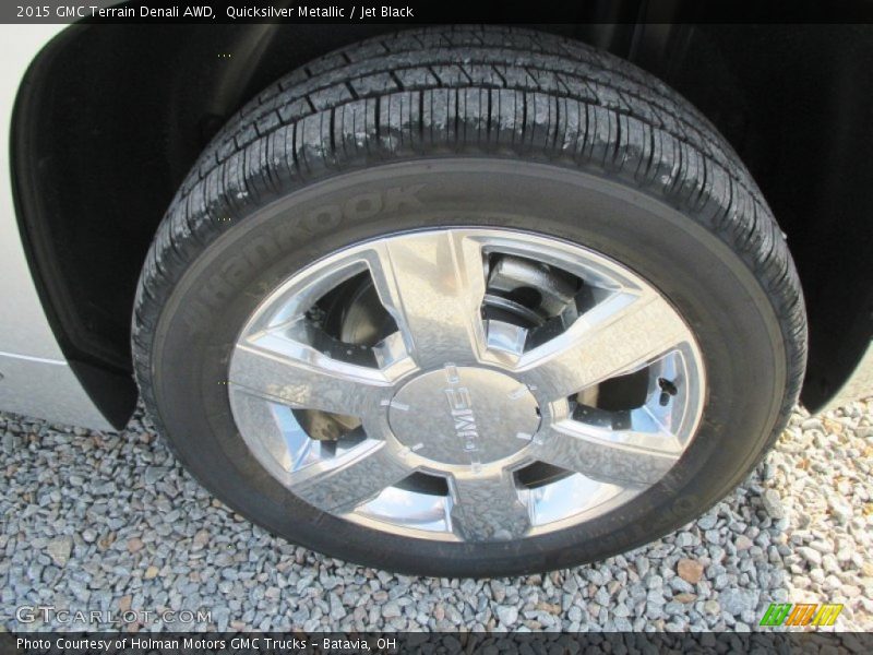 Quicksilver Metallic / Jet Black 2015 GMC Terrain Denali AWD