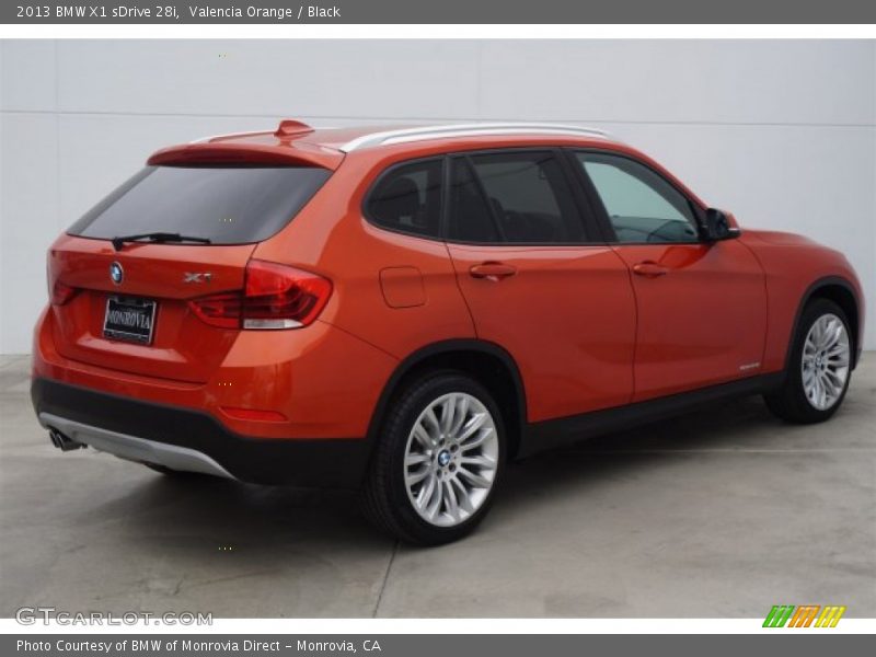 Valencia Orange / Black 2013 BMW X1 sDrive 28i