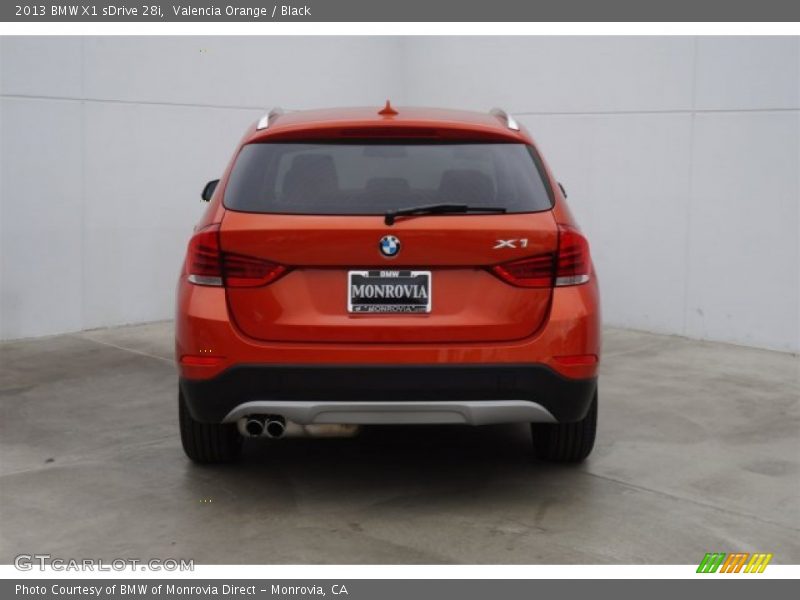 Valencia Orange / Black 2013 BMW X1 sDrive 28i