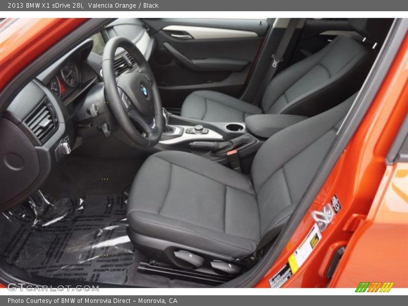 Valencia Orange / Black 2013 BMW X1 sDrive 28i