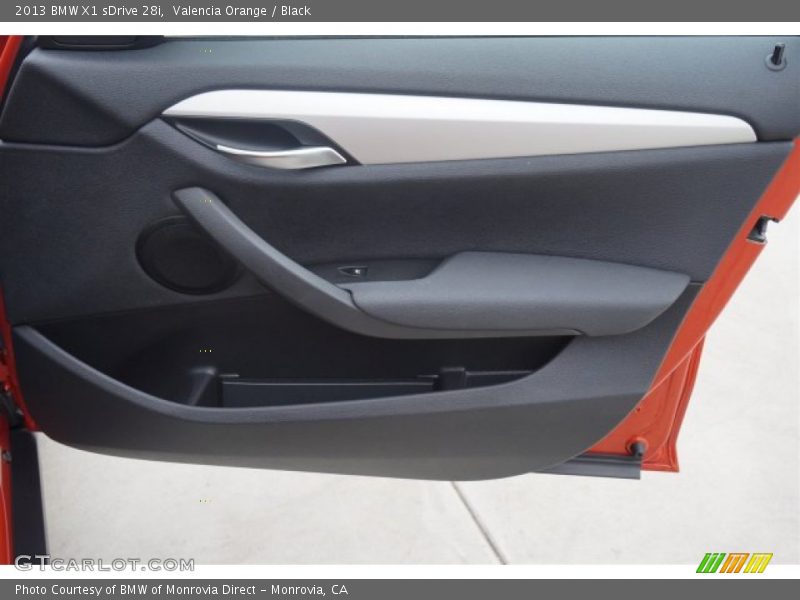 Valencia Orange / Black 2013 BMW X1 sDrive 28i