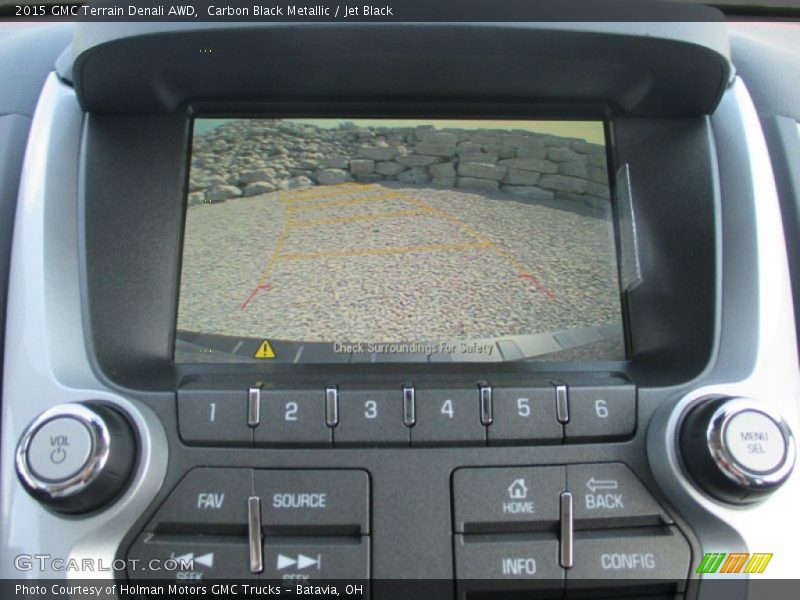 Carbon Black Metallic / Jet Black 2015 GMC Terrain Denali AWD